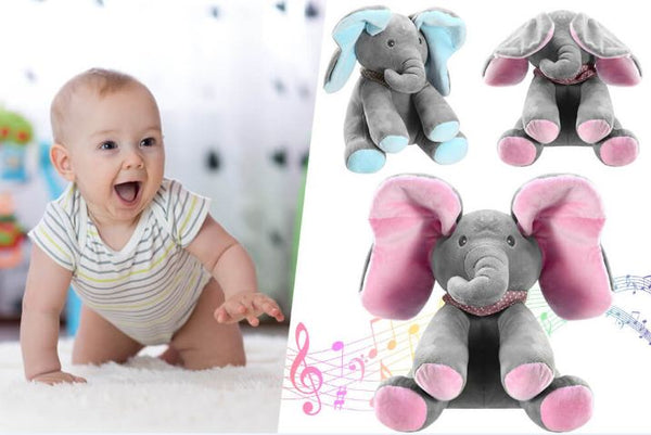 FlappyJoy™ - Singing plush elephant